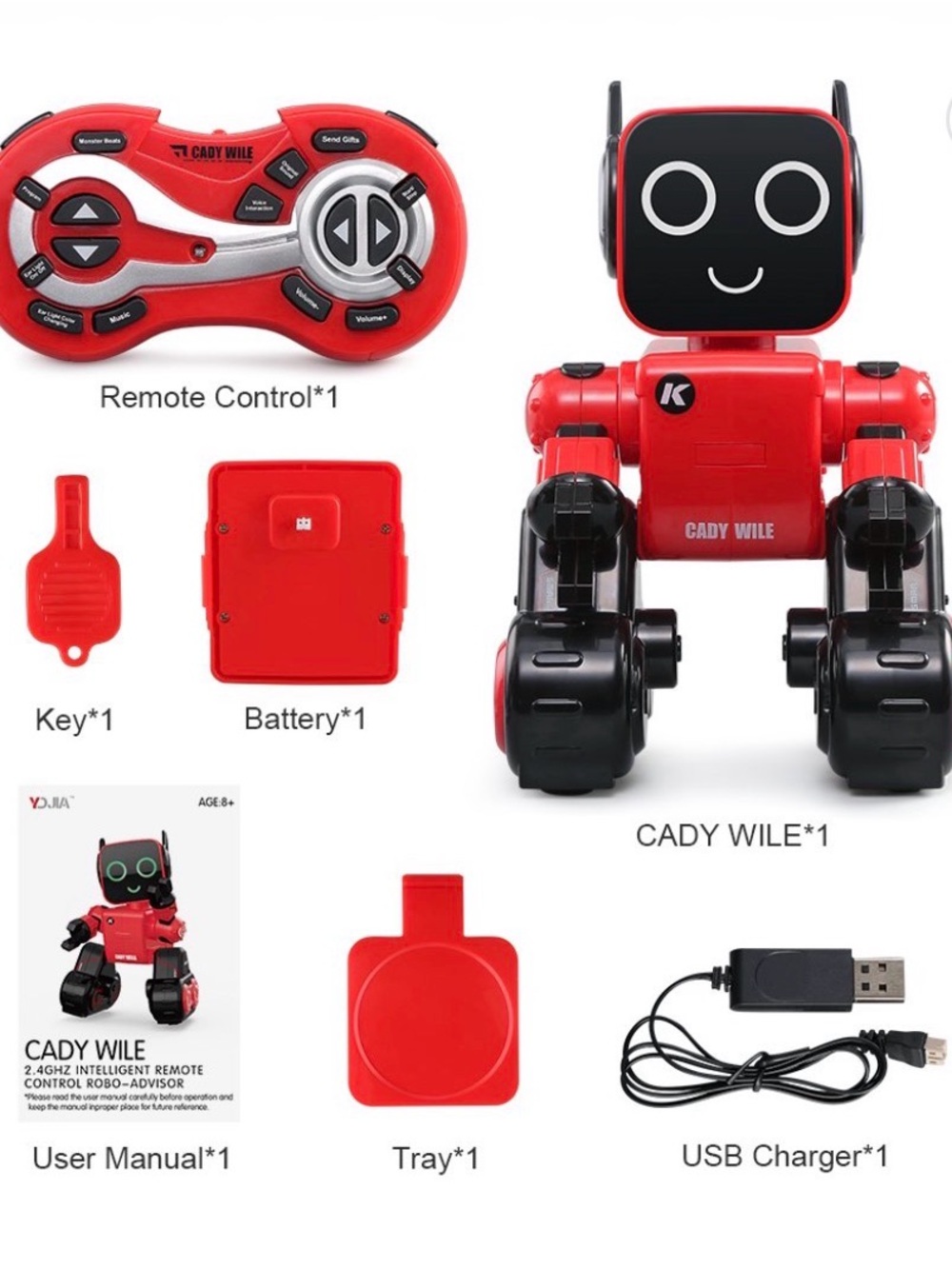 DJI K3 Cady Wile Educational Robot Toy - White and Black - Picture 8 of 12